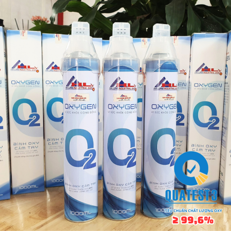 Bình Oxy Y Tế Cầm Tay 1000ML