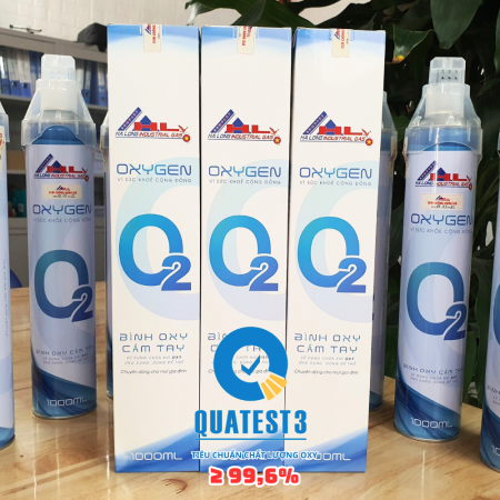 Bình Oxy Y Tế Cầm Tay 1000ML